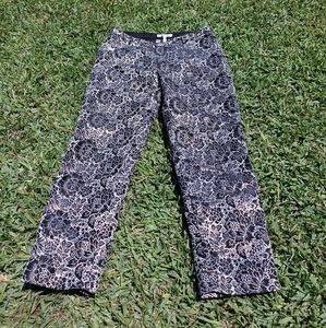 Gold embroidered pants